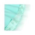 thumbnail image 7 of Girls Dress Green Lace Check Pearl V-back Hi-lo Tulle Formal Party 5 Years, 7 of 7