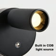 thumbnail image 2 of TFixol Projecteur Moderne Lampe Murale Magnétique Aluminium Noir Rechargeable Type-C, 2 of 9