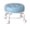 Blue, variant on Sahpxhe Step Stool Low Stool with Castor Wheeled for Home,360° Rolling Lightweight Plastic Mobile Seat,Multi-Use for Shoe Changing,Sewing,Diy Orange