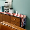 American Flag Table Runner 70 Inches Long, Red Blue USA Flag Kitchen ...
