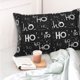 thumbnail image 4 of Fotbe Ho-Ho-Ho 2 Funda de Almohada Decorativa Estilo Occidental, Lujo en Algodón, Fundas para Almohadas King, Cojín Estampado para Decoración del Hogar-16"x24", 4 of 6