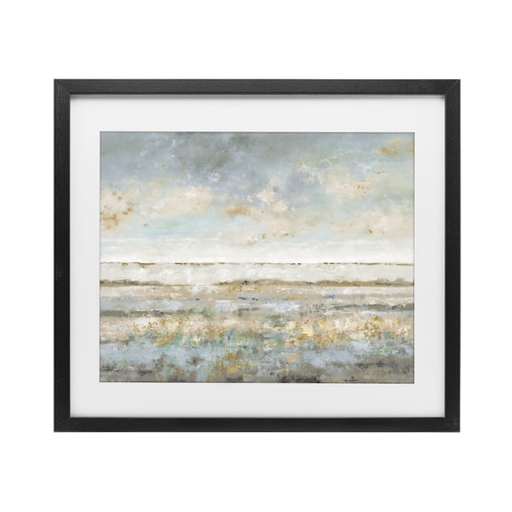 Stupell Industries Modern Contemplative Mood Abstract Black Framed Print Under Glass, 16 x 13, by Lorenzo Collective
