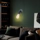 thumbnail image 1 of Lámpara de pared minimalista para sala de estar soporte de luz Ehuebsd sin bombilla con cremallera Retro E26E27, 1 of 9
