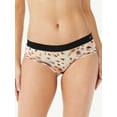 thumbnail image 4 of Sofia Intimates by Sofia Vergara Women's Micro Hipster Panties, 3-Pack, 4 of 4