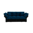 thumbnail image 5 of Homy Casa 3-in-1 Convertible Sofa Bed, Velvet Loveseat Sofa for Apartment & Living Room, 5 of 9