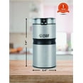 thumbnail image 5 of Commercial Chef Electric Coffee Grinder, Brushed Stainless Steel Texture and Transparent Lid, 5 of 5