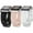 Black & White & Pink, variant on TOYOUTHS Floral Engraved Band Apple Watch Band 38mm 40mm 41mm Women Men, Designer Silicone Sport Flower Fancy Straps for iWatch Series 7/6/5/4/3/2/1/SE, 3 Packs