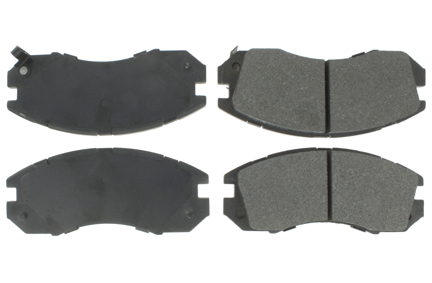 Disc Brake Pad Set-Premium Semi-Met Pads with Shim and Hardware Front Centric 