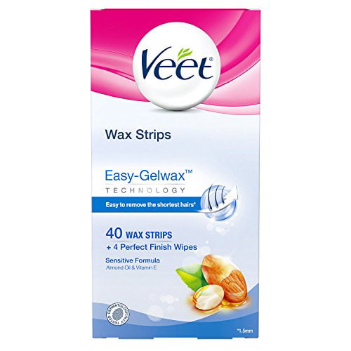 VEET Ready To Use Wax Strips Legs & Body ea (Pack of 4) - Walmart.com