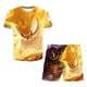 thumbnail image 4 of Traje de camiseta Sonic 4-14T Traje de verano para niños y niñas con estampado 3D de Sonic Traje de patrón de camisetas de manga corta para niños, 4 of 5
