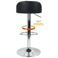 thumbnail image 5 of 2 PCS PU Leather Barstools 360 degree swivel Counter Height Adjustable Bar Stools Set of 2 Black, 5 of 5