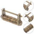 thumbnail image 2 of Text Password Lock Vintage Lock Chinese Style Lock Small Metal Lock for Drawer, 2 of 8