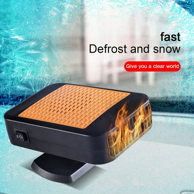 Birdeem 24V Portable Car Heater for Trucks and Vehicles,Fast Heating with 360 Degree Rotatable Base and 2-In-1 Heating and Ventilation,Easy Plug-In Installation for Defrosting and Comfort