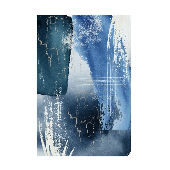 Trademark Fine Art Sally Ann Moss Blue Lagoon 1 Canvas Wall Art