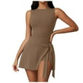 thumbnail image 1 of SHIXIAOO Robe de Sport pour Femmes à Bretelles Décontractée Entraînement Physique Yoga Tennis avec Dos plus Combinaisons Décontractées Été, 1 of 8