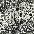 thumbnail image 5 of CONZONE Mens 70S Disco Buttons Down Shirts Long Sleeve Hippie Shirts for Men Trendy Floral Graphic Lapel Soft Lightweight Tops, 5 of 8