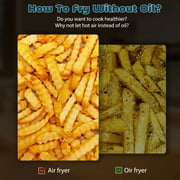 Caynel Air Fryer Oven Oil Free Nonstick Cooker with 8 Cook Presets, Detachable Double Basket - 5QT