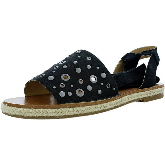 Lucky Brand Women's Daytah2 Leather Black Sandal - 9.5 M