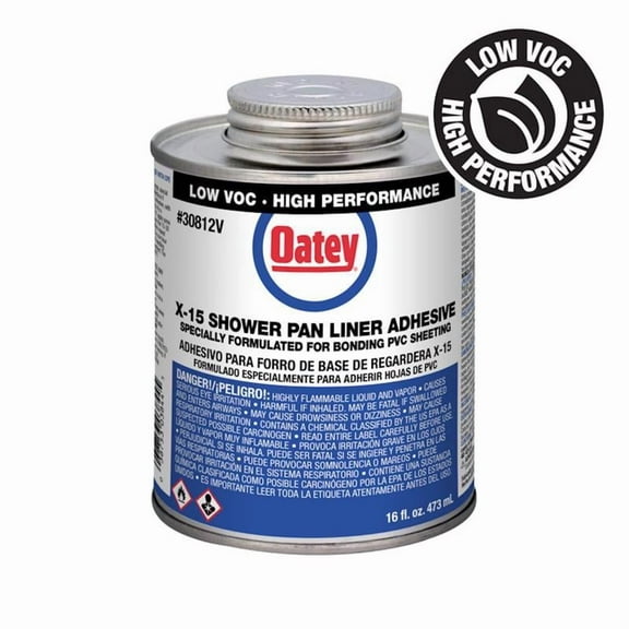 Oatey X-15 Green Solvent Cement For PVC 16 oz