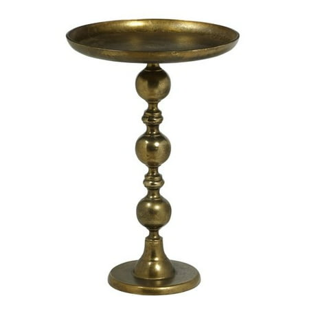 - Accentrics Home Murray Antique Brass Pedestal Table