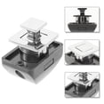 thumbnail image 3 of Push Button Latch Zinc Alloy Cupboard Drawer Cabinet Keyless Latch Lock, 3 of 4
