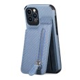 thumbnail image 3 of Dteck iPhone 11 Pro,Protective Magnetic Case with Card Holder Stand Flip PU Leather Zipper Coin Purse Case for iPhone 11 
Pro,Blue, 3 of 12