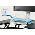 thumbnail image 4 of MemoScape Adjustable in-Line Document Holder for Typing | Reduce Neck Strain, Improve Focus, Boost Desk Organization, and Workflow | Paper Holder Stand for Desk and Home Office - Sky Blue (VUR 4020), 4 of 4