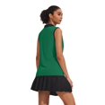 thumbnail image 4 of Pinspark Golf Shirts for Woman Sleeveless Tennis Tank Top UPF 50+ Workout Tee with Zipper V Neck Athletic Tops Quick Dry Exercise T Shirt, 4 of 6