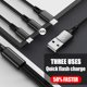 thumbnail image 3 of 3 en 1 cable USB para el tipo micro cable de carga rápido de Android del iPhone cable del cargador del teléfono móvil de C, 3 of 5