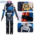 thumbnail image 5 of Disfraz de Cosplay de Seth Lowell, juego de anime Zenless Zone Zero, uniforme del equipo de investigación criminal, peluca, traje de fiesta de carnaval para hombre con cola, 5 of 5