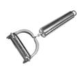 thumbnail image 3 of Cuchillo pelador de acero inoxidable | Trituradora peladora de frutas y verduras multifuncional | Cuchillas dobles | Empuñadura ergonómica | Resistente a la corrosión | Apto para lavavajillas, 3 of 8