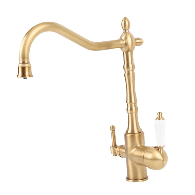 Basin Mixer Tap, Bathroom Faucet Easy Cleaning 2 Handle for Home