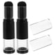 thumbnail image 3 of 2 uds brochas de maquillaje brocha para base brocha para colorete de viaje con tarro de botella recargable, 3 of 3