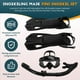 thumbnail image 5 of Equipo de Snorkel para Adultos, Juego de Snorkel Panorámico, Máscara de Snorkel, Snorkel Superior Seco, Máscara de Buceo y Aletas, Negro, 5 of 5