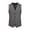 Dark Gray, variant on Kilaqueen Mens Vintage Herringbone Suit Vest Single Breasted V Neck Notch Lapel Slim Fit Waistcoat for Wedding Groomsmen