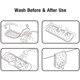 thumbnail image 5 of Alfombra de baño Antideslizante, Alfombra de Ducha para niños y bebés con Animales Marinos de Dibujos Animados 100 * 40 cm （Sirena y buzo） brillar  Electrónica, 5 of 5