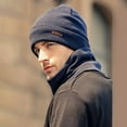 thumbnail image 4 of Men's Winter Hat Warm Wool Knitted Outdoor Ear Cold Weather Cap for Hiking, 4 of 4