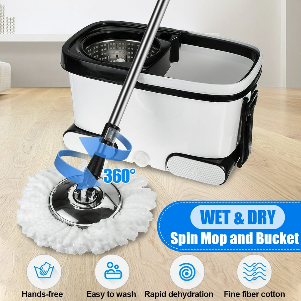 rotary drain mop