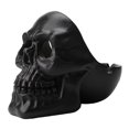 thumbnail image 3 of de de simulación, soporte para s, decoración para fiesta de Bar de Halloween, negro perfke Cenicero estilo cabeza de esqueleto, 3 of 8