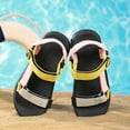 thumbnail image 3 of Sandals Kids Sports Outdoor Hiking Athletic Open Toe Sandal Girls Summer Lightweight Adjustable Straps Sport Sandals Yellow 30, 3 of 7