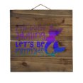 thumbnail image 1 of I'm Done Adulting Let's Be Mermaids - Decorative REAL WOOD Wall Art - Faux Pallet Look, 1 of 3