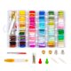 thumbnail image 3 of Juego de hilos metálicos de hilo de bordado de 100 colores, kit de hilo de punto de cruz multicolor, hilos de tejer DIY Advancent HA1542-00B, 3 of 6