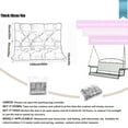 thumbnail image 6 of XXLYY Porch Swing Cushions, Waterproof Swing Replacement Cushions with Backrest and Ties, Garden Bench Seat Cushion, Outdoor Porch Patio Swing Non-Slip Chairs Pad, 6 of 6