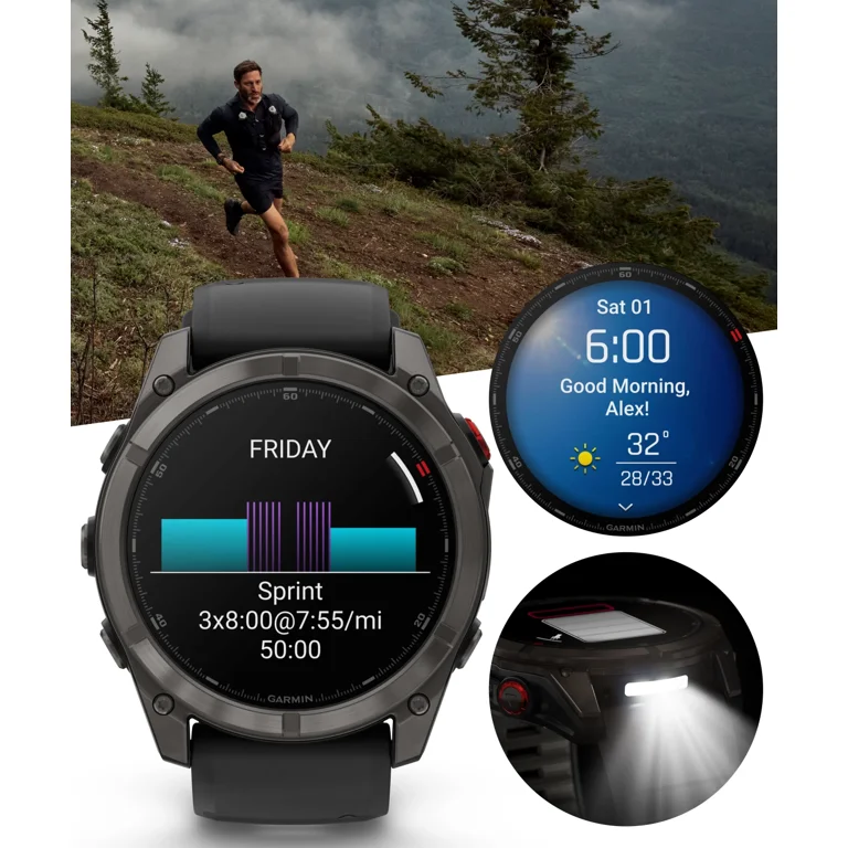 Garmin Fenix 8 Pro 51mm AMOLED Sapphire Premium Connected