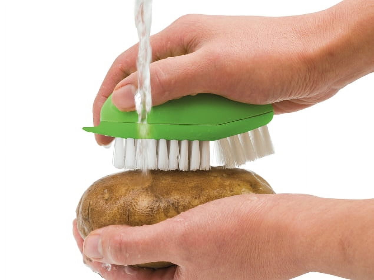 Kitchen Cleaning Brushes for Veggies Fruits & Clam by Valentino Garemi