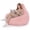 Pink, variant on Giantex Bean Bag Chair, Accent Lazy Sofa, Comfy Floor Lounger for Living Room, Dark Gray