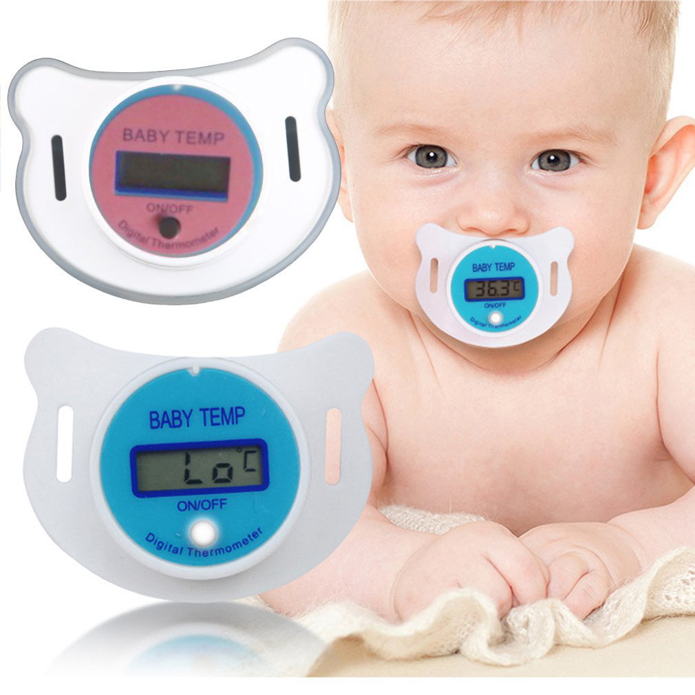 Nice Digital LCD Infant Baby Pacifier Temperature Mouth Nipple Thermometer 