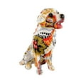 thumbnail image 4 of Figurines de Graffiti Sculptures Figure Animal de Collection Statues de Chien Colorées Style A, 4 of 8