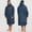 Navy, variant on WAVE Oversized Waterproof Fleece-Lined Changing Robe | Quick Dry Wetsuit Changing Coat | Unisex | Gray Camo | Medium