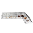 thumbnail image 2 of Ataucjin Portable Chicken Tunnel Run with Corner Frames, Predator-Proof Chicken Coop with Steel Construction & Waterproof Tarp for Hens/Ducks/Rabbits, Free-Range Garden Protection, 2 of 8